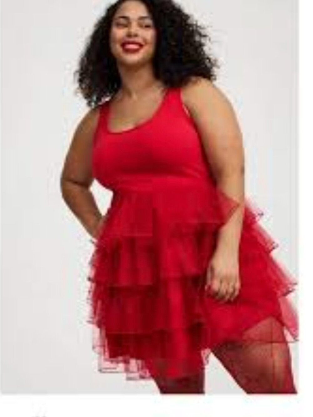 Red dress